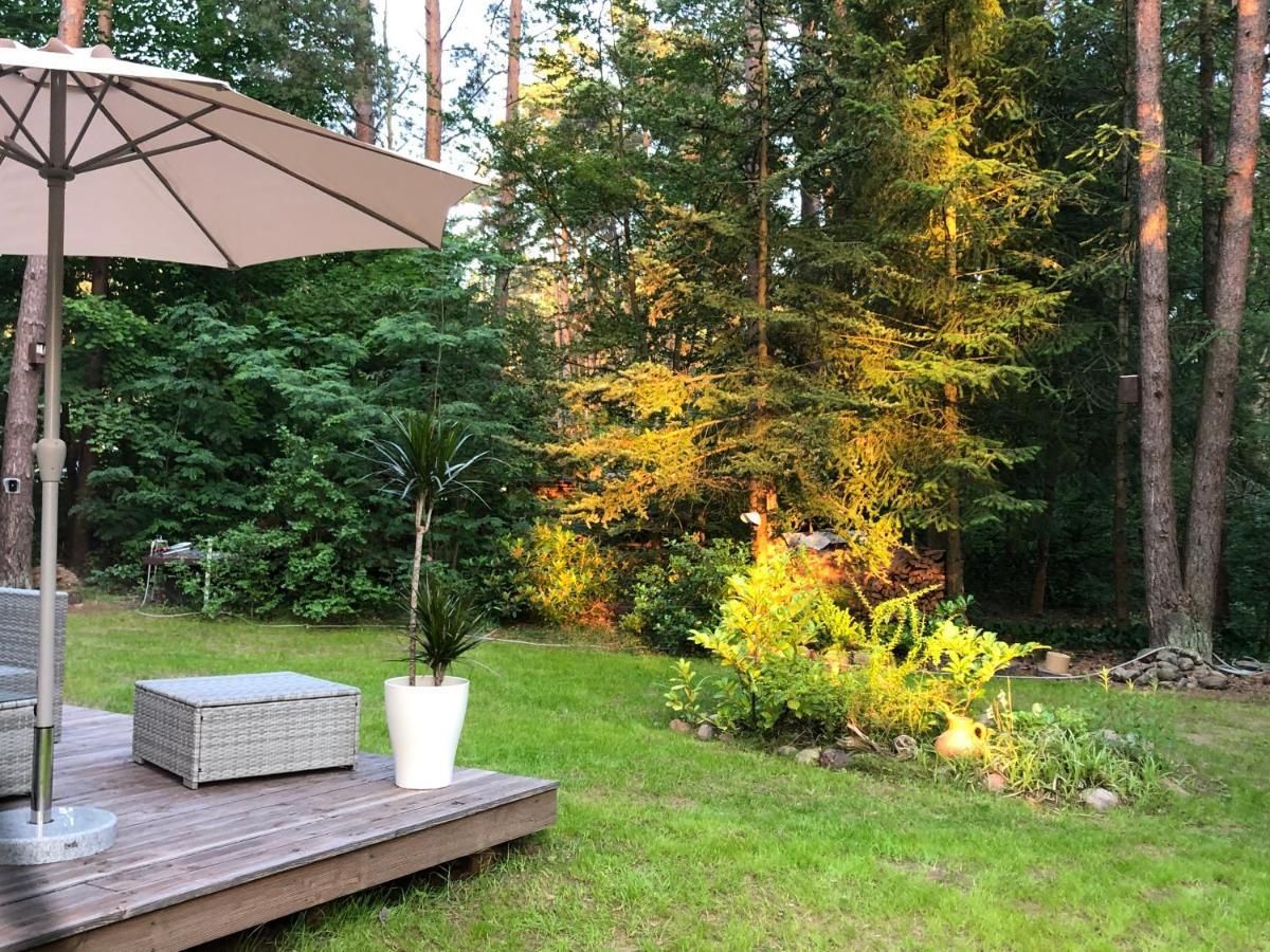 Ferienhaus Reetdach 1300Qm Privatgrundstueck Bootssteg Sauna Templin Luebbesee Uckermark Erholung Pur Seenplatte Petersdorf  Exterior photo
